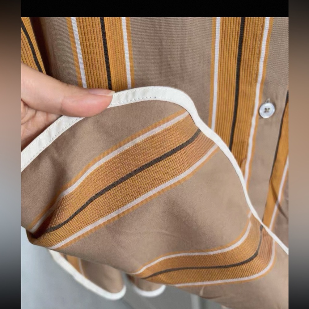 TOTEME
Jacquard striped cotton-blend shirt dress XS - Picture 8 of 10